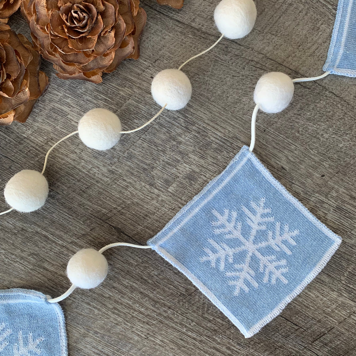 Winter Wonderland Banner Blue/White – Your Blue Donut