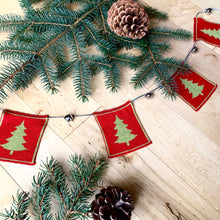Load image into Gallery viewer, Charming Christmas Banner Green/Red
