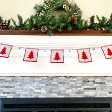 Load image into Gallery viewer, Charming Christmas Banner Gray/Red
