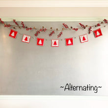 Load image into Gallery viewer, Charming Christmas Banner Gray/Red
