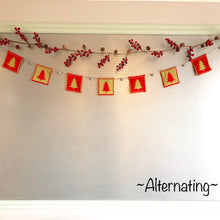 Load image into Gallery viewer, Charming Christmas Banner Green/Red
