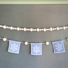 Load image into Gallery viewer, White Garland (small and regular felt balls, Together)
