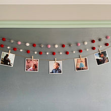 Load image into Gallery viewer, Love You More Garland (Red, White, Pink and Gray)
